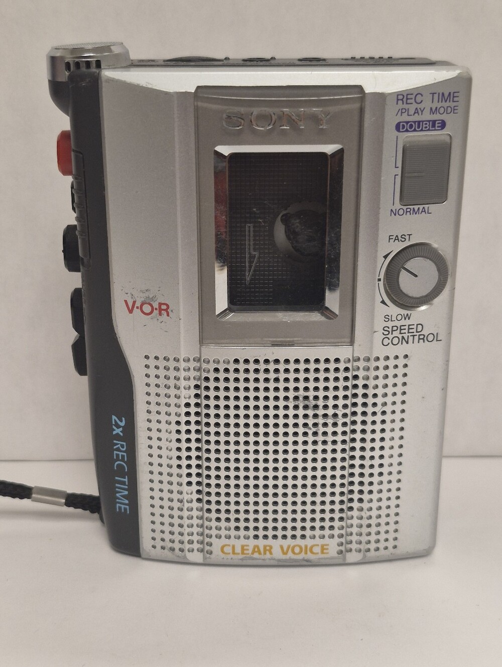 Sony VOR Cassette Voice Recorder TCM-200DV Clear Voice Untested Parts Or Repair
